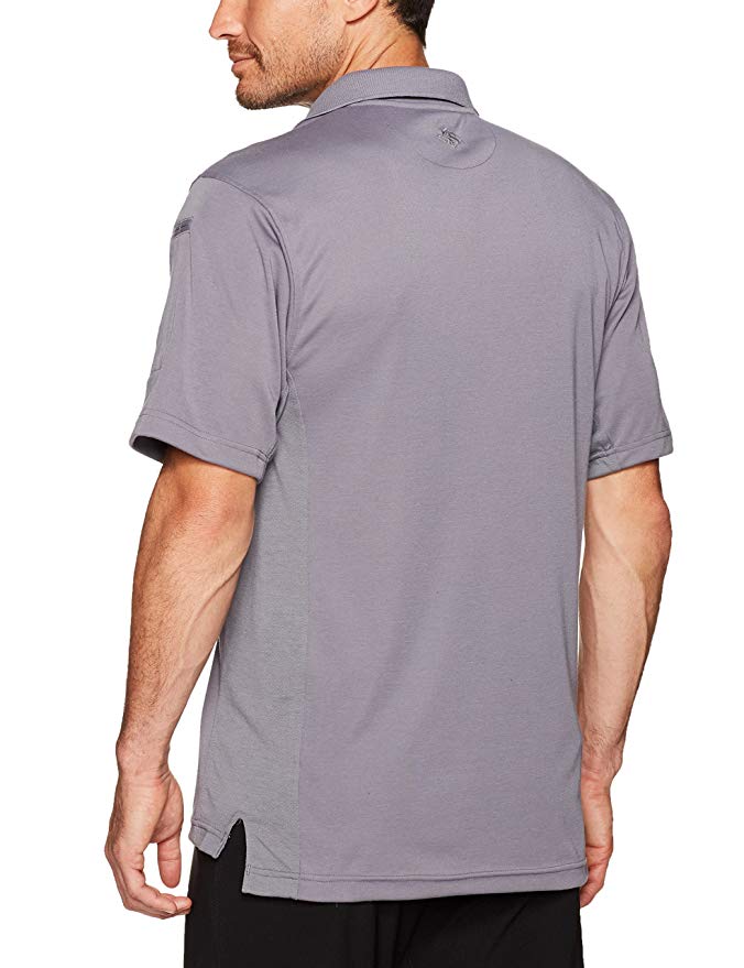 Tru-Spec Polo Shirt, 24-7 Dri-Release P/C Jersey, Steel Grey