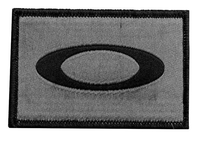 OAKLEY SI Standard Issue Ellipse Logo Dark Gray Morale Patch