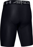 Under Armour HeatGear Armour Men's Long Compression Shorts, Black/Graphite, SM