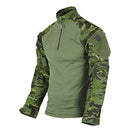 Men's TRU-SPEC Nylon / Cotton 1/4 Zip Tactical Response Combat Shirt - USED