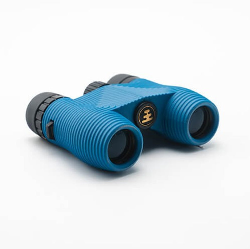 Nocs Provisions Standard Issue 8x25 Waterproof Binoculars | Lightweight, Compact, 8x Magnification, Wide View, Multi-Coated Lenses - Cobalt Blue