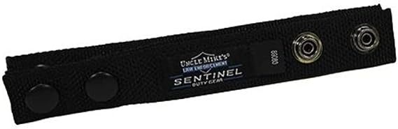 Sentinel 3/4" Belt Keeper Black Web Set of 4, Poly Bag
