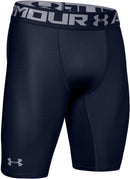 Under Armour HeatGear Armour Men's Long Compression Shorts, Black/Graphite, SM
