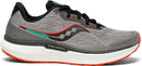 Saucony Triumph 19 Men's Running Shoes, Alloy/Fire Alliage - 9.5W