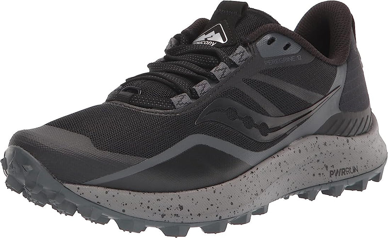 Peregrine 12 Running shoes, Women's, Black/Charcoal, 9.5