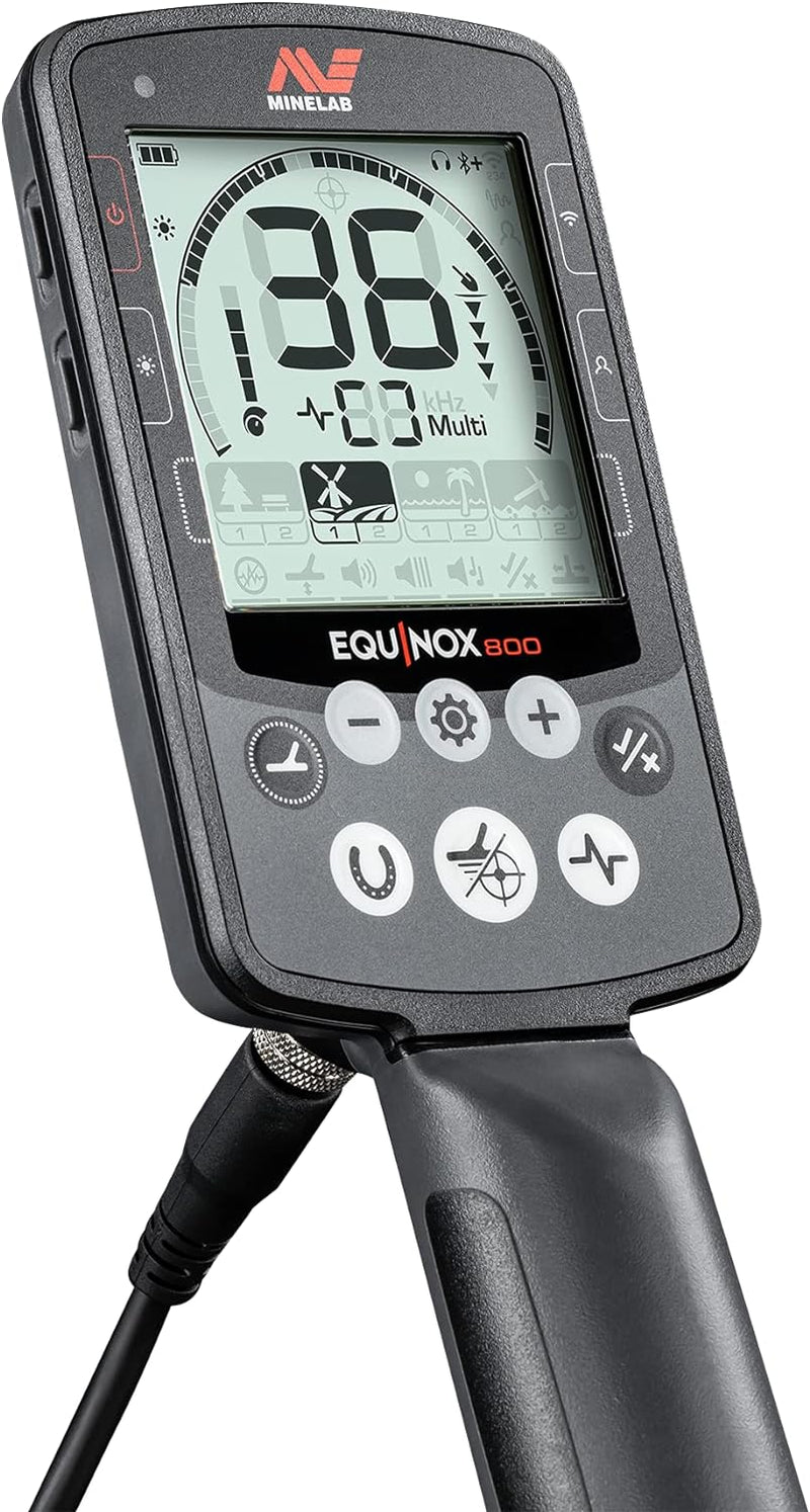 Minelab Equinox 800 Metal Detector with EQX 11” Double-D Waterproof Coil