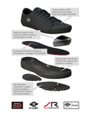 Dickies Men's Supa Dupa Slip Steel Toe Casual Sneakers, Blackout