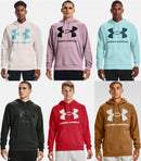 Under Armour Men's UA Rival Fleece Big Logo Hoodie Sweatshirt - 1357093