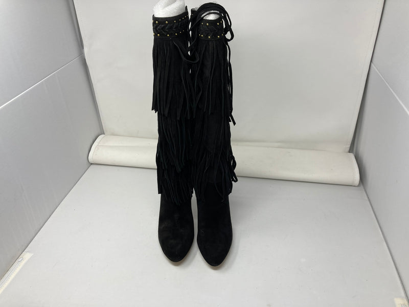 INC International Concepts Tomi Women US 5.5 Black Knee High Boot