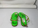 Via Spiga Cynna Women US 6 Green Thong Sandal