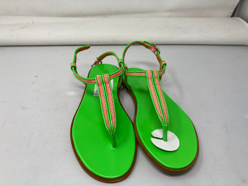 Via Spiga Cynna Women US 6 Green Thong Sandal