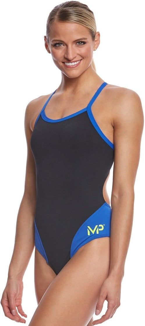 Aqua Sphere MP Michael Phelps Women's Splice Mid Back One Piece Swimsuit SW2520