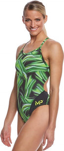 Aqua Sphere MP Michael Phelps Women's Diablo Mid Back One Piece Swimsuit - SW254