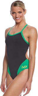 Aqua Sphere MP Michael Phelps Women's Splice Mid Back One Piece Swimsuit SW2520
