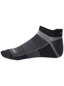 Saucony Inferno Ultralight No Show Socks 3 Pack, Black, X