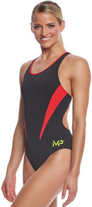 Aqua Sphere MP Michael Phelps Women's Splice Comp Back One Piece Swimsuit SW2560