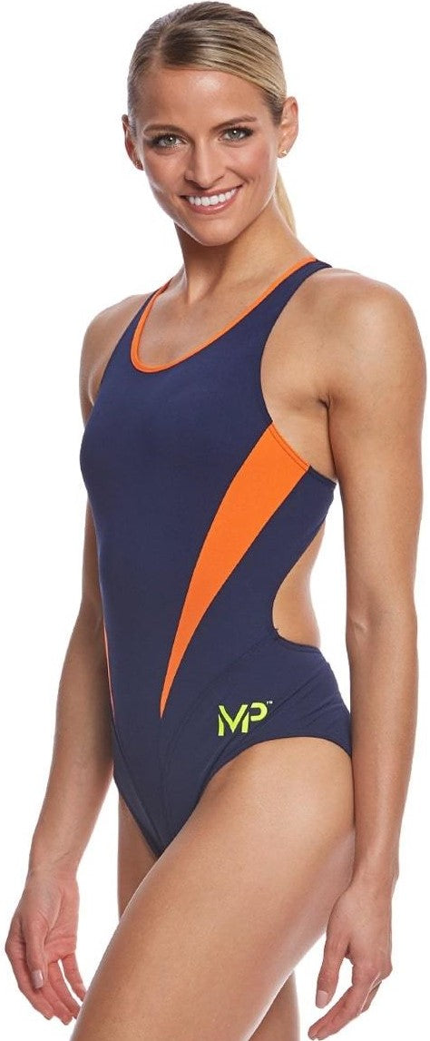 Aqua Sphere MP Michael Phelps Women's Splice Comp Back One Piece Swimsuit SW2560