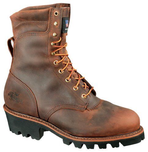 Thorogood Men's 8" wide Waterproof/ Insulated Logger - Safety Toe Boots 804-3550