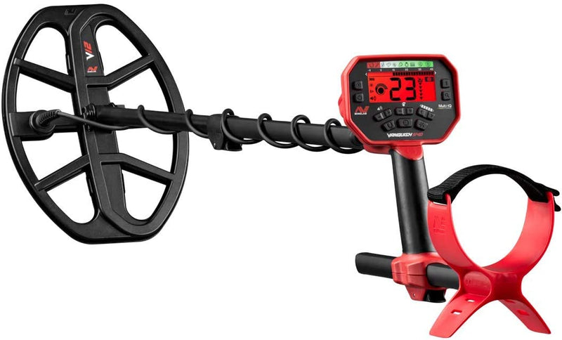 Minelab Vanquish 540 Pro-Pack Metal Detector with V12 12”x 9” and V8 8”x 5” Double-D Waterproof Coils