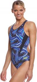 Aqua Sphere MP Michael Phelps Women's Diablo Comp Back One Piece Swimsuit SW2589