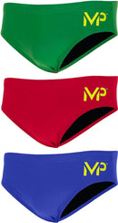 Aqua Sphere MP Michael Phelps Men's Team Solid 3-Inch Briefs Swimsuit - SM249