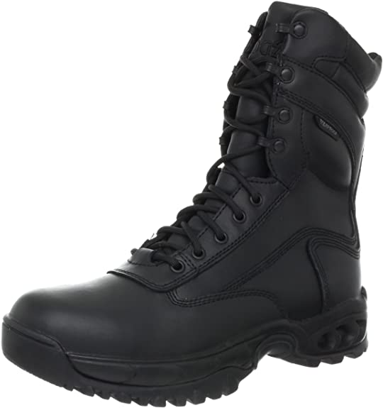 Ridge Footwear Men's All Leather Eagle Boot,Black,4 M US - Tactical Closeouts