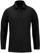 Propper Men's Snag Free Long Sleeve Polo, Black, Medium