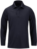 Propper Men's Snag Free Long Sleeve Polo, Black, Medium