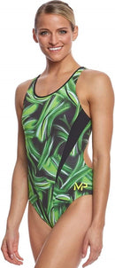 Aqua Sphere MP Michael Phelps Women's Diablo Comp Back One Piece Swimsuit SW2589