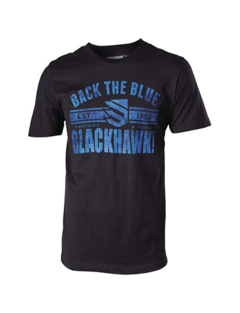 Blackhawk Back The Blue Tee Black - Tactical Closeouts